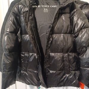 Women's black TWO by Vince Camuto puffer coat, black